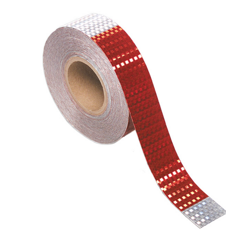 Dot Reflective Tape (DOTXX) (Grade: Premium, Pattern: 6 White - 6 Red, Pack Size: Single Roll)