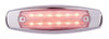 Clearance Marker 12 Leds Red Clear Lens With S.S Bezel