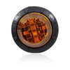 6 Led 1.25" Round Amber Low Profile Combination P2Pc Clearance Marker