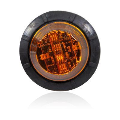 1.25" Round P2/P3/PC2 Clearance Marker Amber, 3/4" Mounting Maxxima