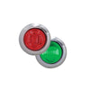 3/4" Round P2P3 CM Red With Green Aux Maxxima