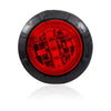 6 LED 1.25" Round Red Low Profile Combination P2PC Clearance Marker