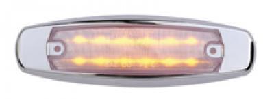 6" Amber Clear Clearance Marker Light Maxxima