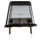 LED License Light - 2.7" X 1.6" Black Housing 2-Stud Maxxima