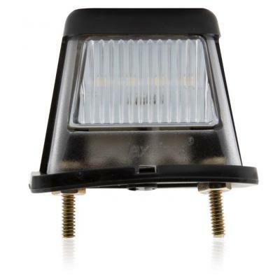 LED License Light - 2.7" X 1.6" Black Housing 2-Stud Maxxima