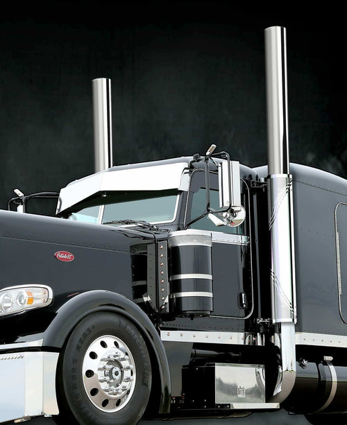 Tab Mount Fits Peterbilt with door or cab mounted mirrors Amber Front Lights and Red Rear Lights (Pair)