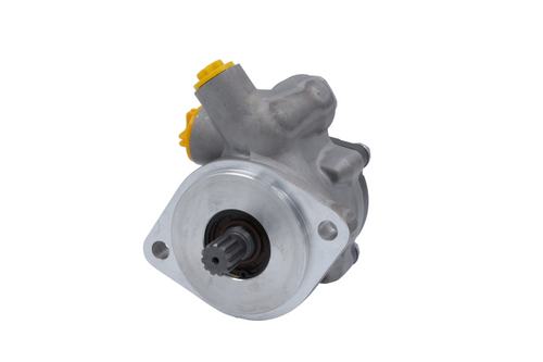 Power Steering Pump Cascadia, Columbia Class W/DD15 Engine Models  CCW, 2683 PSI, 4.23 GPM, 11 Tooth, 16/32 Spline Ports Left Side Inlet & Top Pressure-JIC