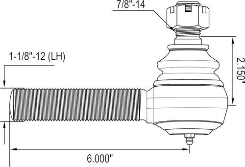 Tie Rod End RH Eaton