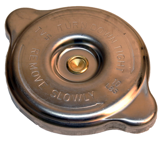 Stainless Steel Safety Radiator Cap 10LBS – For Sunbeam Alpine (Fahler)
