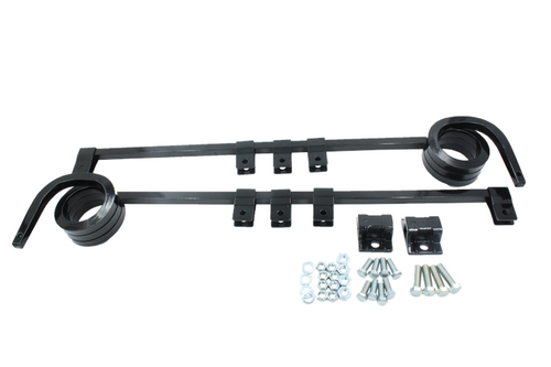 Straight 3/4" Bar Type Mud Flap Bracket, Double Coil, Standard Mount - Pair