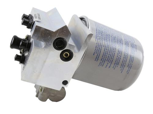 Air Dryer, Oil Coalesing (AD-IS™) Fits Multiple Peterbilt Applications Square Bottom