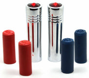 2-1/4” Toggle Switch Extensions With Red Crystal On Top fits Freightliner, Kenworth & Peterbilt