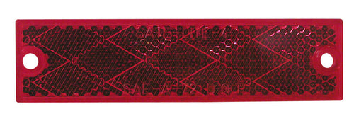 Peterson Red Reflector, Rectangular, 4.38″ X 1.13″ Pair