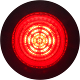 Red 1-1/4” LED marker/clearance light with grommet, 6-in. leads with 2-pin female Delphi connector