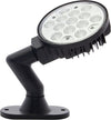 Adjustable LED work light with handle, flood beam, 12-24V