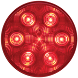 Red stop/turn/tail light kit with A45GB grommet and A45PB plug, PL-3 connection