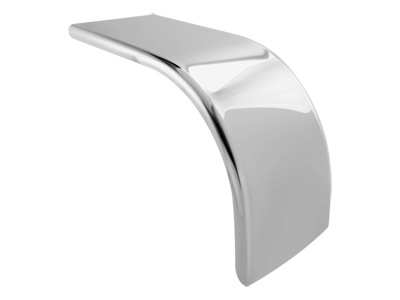 80” Half Tandem Fender Ultimate Low Rider 304 S.Steel 14 Gauge Perfect Mirror Finish (Pair) Hogebuilt