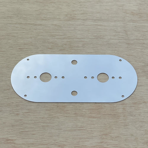 ( No Bulb ) Interior Dual Watermelon Dome Light Plate Stainless 304 Fits KW, W900 / PB, 359 / 379 / 389