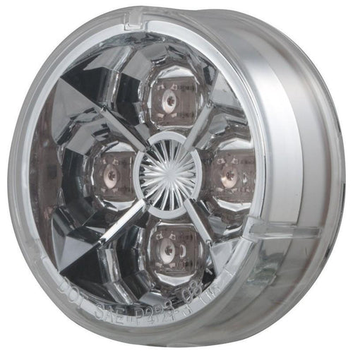 2.5” Round Star Design 4 Led Marker Light 12V