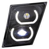 Black High Power ALL LED Fog Light for 2003 - 2017 fits Volvo VN/VNL