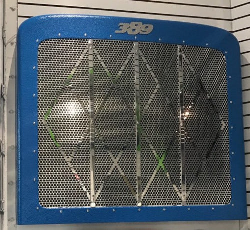 Grille Fits Peterbilt 388, 389 Grill 3 Big Diamonds W/ 3 bars S.Steel