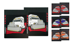 Rubber Mud Flaps Fits Freightliner Century (Pair)