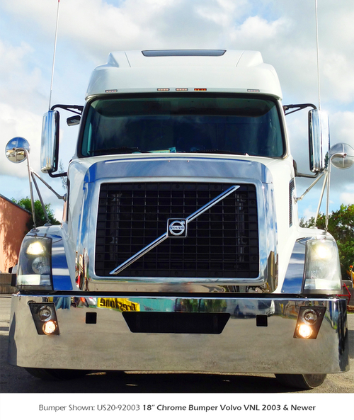 Headlight Fender Trim fits Volvo Vn 2003+. Packaging Skin + Box ( Pair )