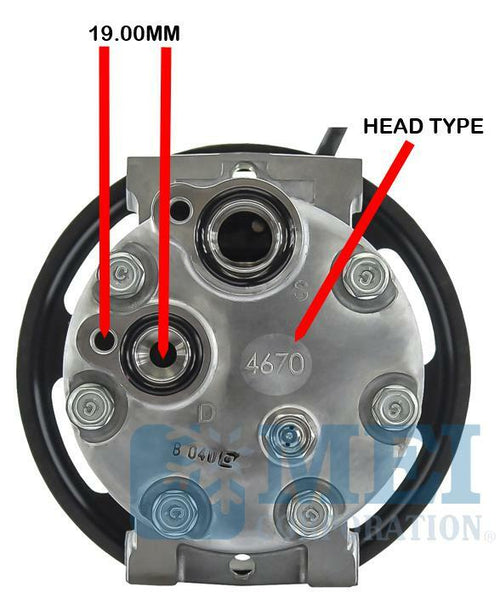 Sanden Compressor - Genuine OEM Grade Fits Mack-Volvo Trucks 12.8L L6 MP8