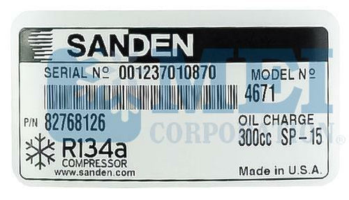 A/C Compressor Sanden  Mack-Volvo Trucks