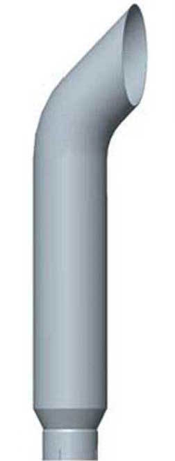 Lincoln Chrome West Coast Curve Cut 8” OD X 48” Reduced To 5”